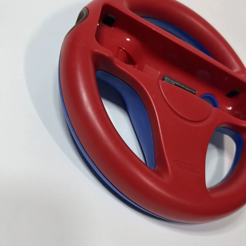 Nintendo Wii Mario Kart Steering Wheel - Red &Blue for wii remote